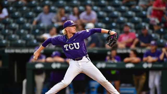 Kole Klecker, TCU Baseball, got the start in the Horned Frogs opening game of the Fayetteville Regional.