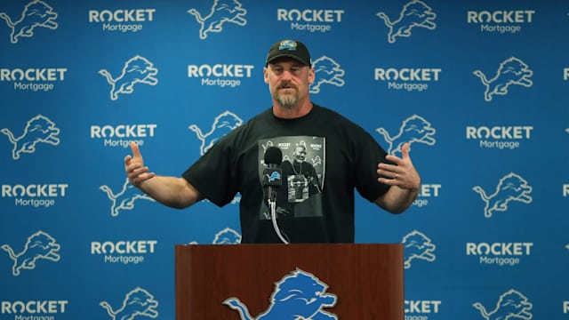 Detroit Lions head coach Dan Campbell