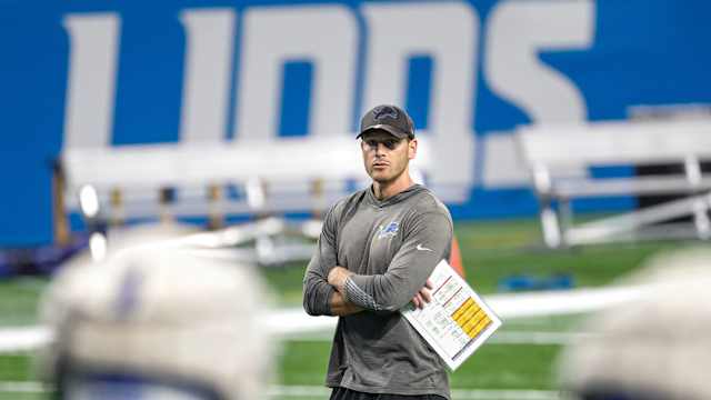 Detroit Lions offensive coordinator Ben Johnson