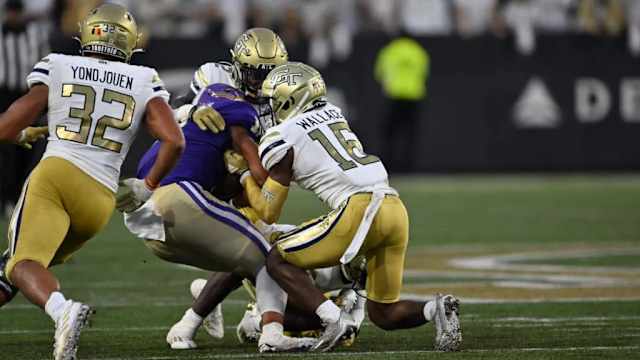 Georgia Tech defensive back K.J. Wallace