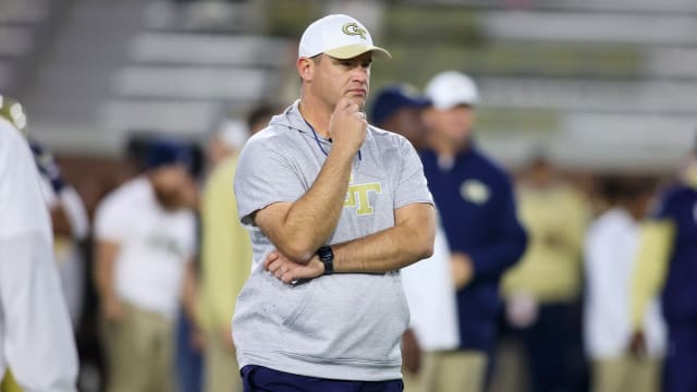 Georgia Tech interim head coach Brent Key