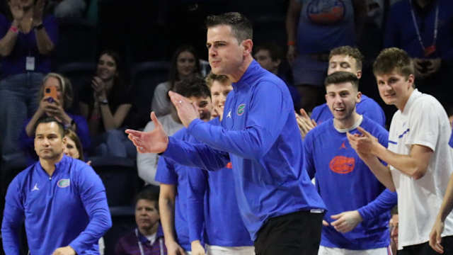 Florida head coach Todd Golden