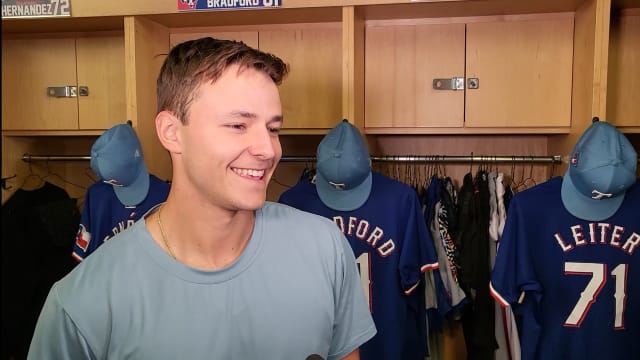 Texas Rangers pitcher Jack Leiter, who was the No. 2 overall pick in the 2021 MLB draft, said he simplified his approach during a two-month hiatus last summer.