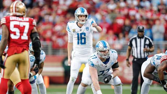 Detroit Lions quarterback Jared Goff.