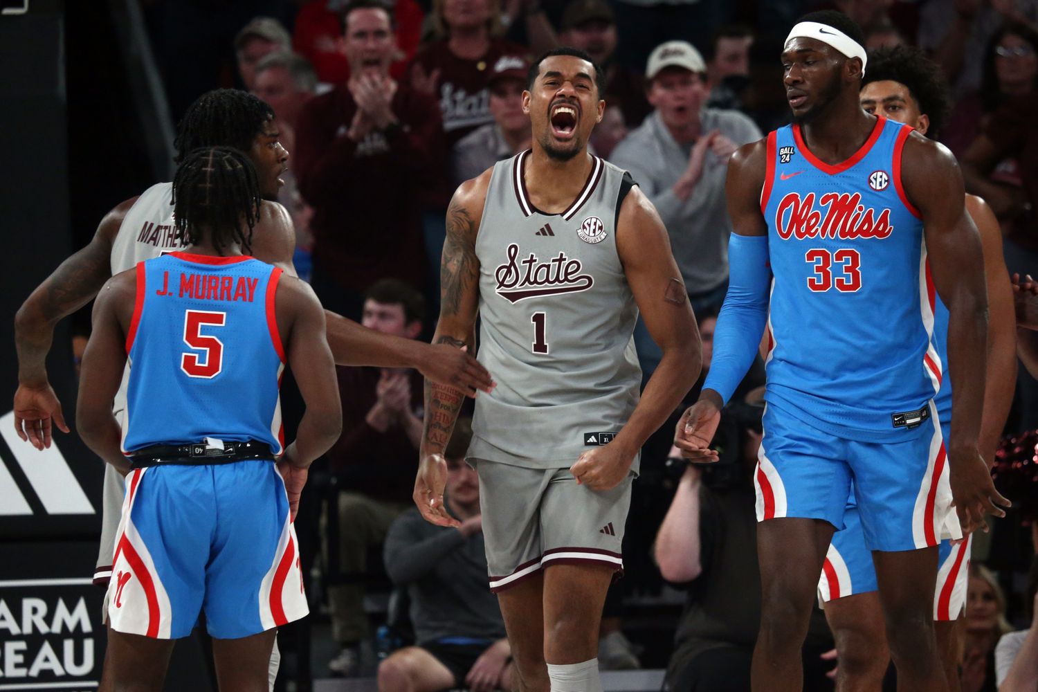 NCAA Basketball: Mississippi at Mississippi State