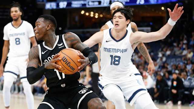 Brooklyn Nets guard Dennis Schroder 