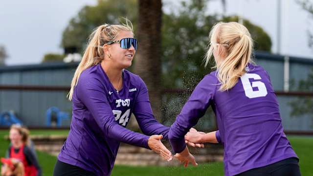 TCU, Stanford, Beach Volletball