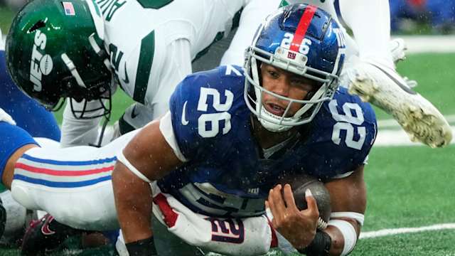 New York Giants running back Saquon Barkley