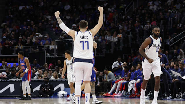 Luka Doncic makes NBA history in Detroit.