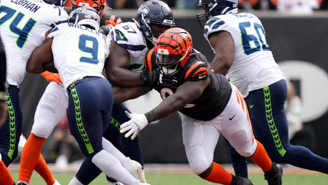 New Detroit Lions defensive tackle D.J. Reader.