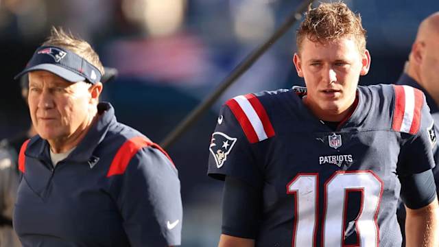 New England Patriots Bill Belichick, Mac Jones