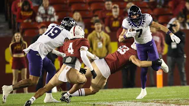 TCU's JP Richardson against Iowa State