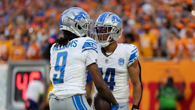 Detroit Lions wide receiver Jameson Williams