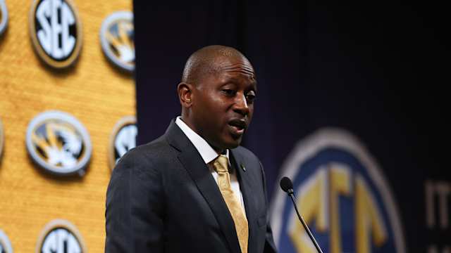 Missouri coach Dennis Gates at 2024 SEC Media Day