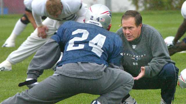 Patriots - Ty Law Bill Belichick