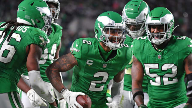 Darius Slay notched his second interception of the season in Week 7 win over the Miami Dolphins