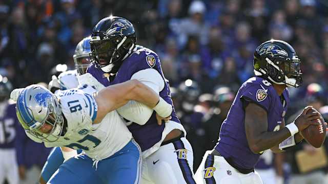 Detroit Lions defensive lineman Aidan Hutchinson