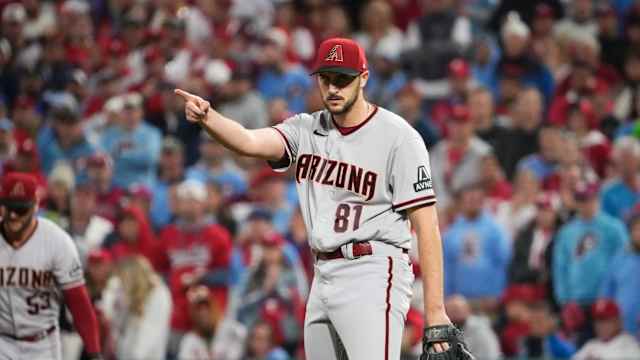 Ryan Thompson during Game 7 of NLCS in Philadelphia on October 24th, 2023