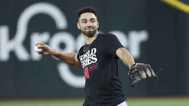 Jordan Lawlar practicing on October 26th, 2023