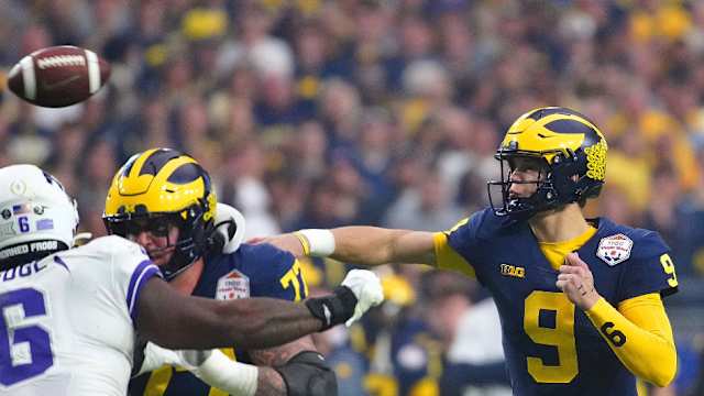 Michigan quarterback J.J. McCarthy