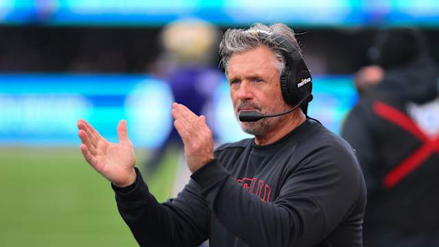 Nov 11, 2023; Seattle, Washington, USA; Utah Utes head coach Kyle Whittingham during the first half against the Washington Huskies at Alaska Airlines Field at Husky Stadium.