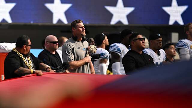Detroit Lions head coach Dan Campbell