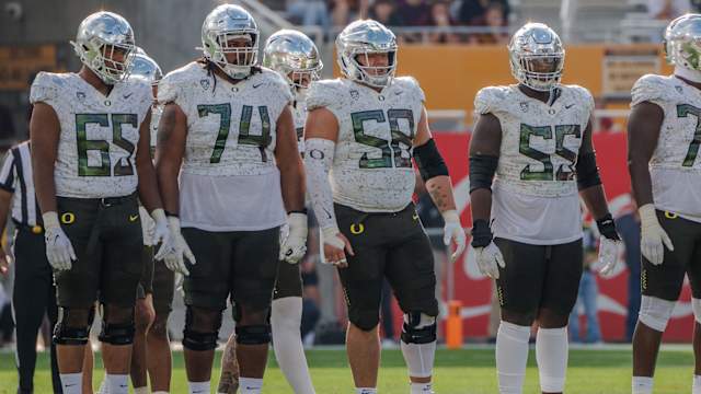 Oregon Offensive Line vs. Arizona State