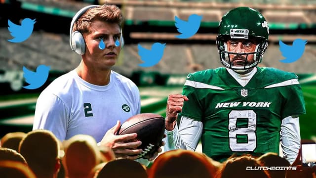 Aaron Rodgers and Zach Wilson