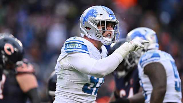 Detroit Lions defensive end Aidan Hutchinson.