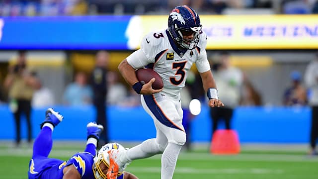 Denver Broncos quarterback Russell Wilson.