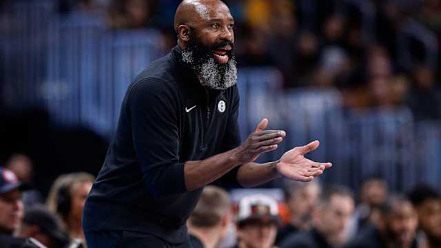 Brooklyn Nets head coach Jacque Vaughn