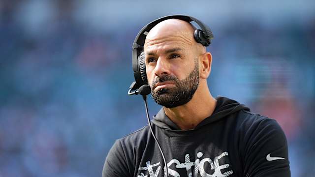 Jets' head coach Robet Saleh at Miami
