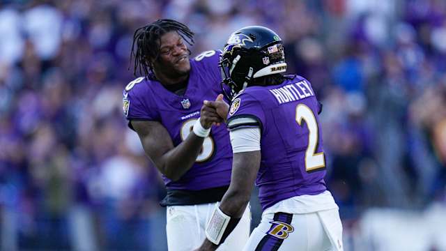 Lamar Jackson Tyler Huntley Ravens