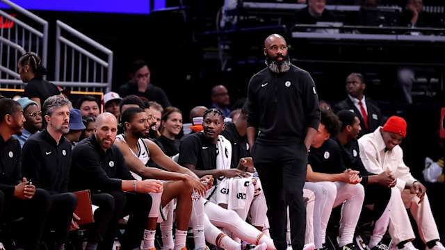 Brooklyn Nets head coach Jacque Vaughn