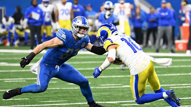 Detroit Lions defensive end Aidan Hutchinson.