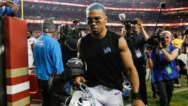 Detroit Lions wide receiver Amon-Ra St. Brown.
