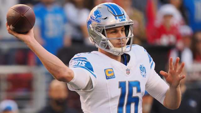 Detroit Lions quarterback Jared Goff.