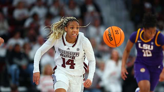 Freshman guard Mjracle Sheppard as Mississippi State women's basketball upset reigning national champion LSU.