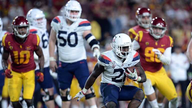 Arizona football: RB J.J. Taylor shows his quickness at NFL Combine