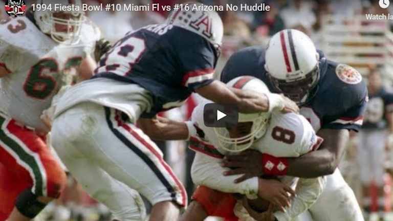 Offseason re-watch party: Arizona shuts out Miami in 1994 Fiesta Bowl
