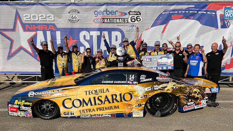 Camrie Caruso wins first NHRA Pro Stock All-Star Callout; see full Saturday results