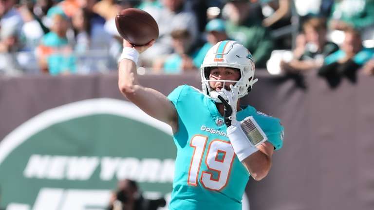 Dolphins starting rookie QB Skylar Thompson against Vikings