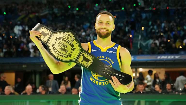 Stephen Curry vence a Sabrina Ionescu por 3 puntos en el concurso de triples del All-Star