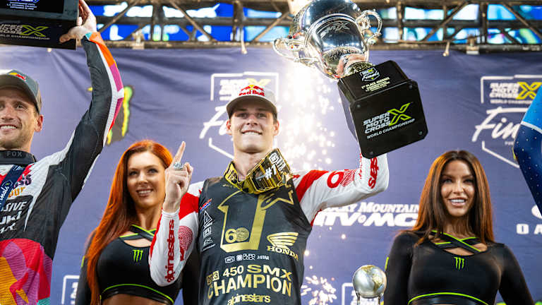 Rookies romp: Jett Lawrence, Haiden Deegan win SMX titles; Chase Sexton has heartbreak in last ride for Honda