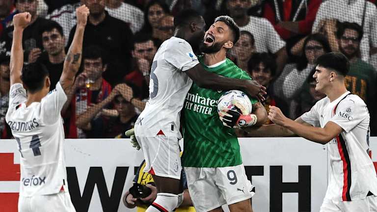 Oliver Giroud fue reconocido de manera inesperada por la Serie A