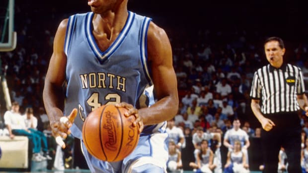 North Carolina Tarheels guard Jerry Stackhouse during the 1993 season.