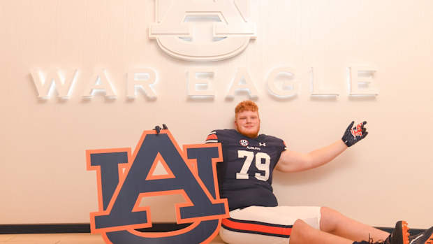 A photo from Connor Stroh's official visit.