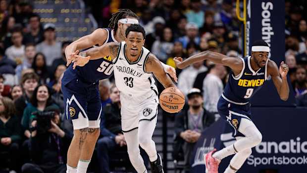 Brooklyn Nets center Nic Claxton
