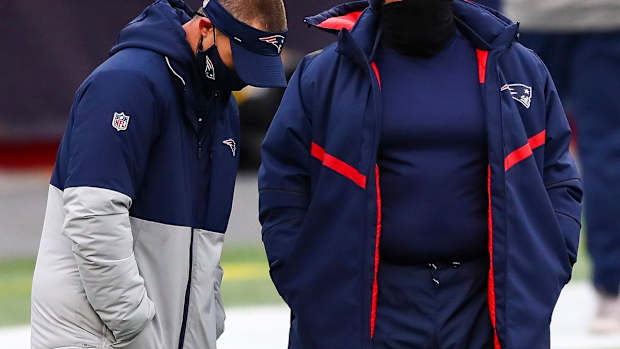 Patriots HC Bill Belichick, OC Josh McDaniels