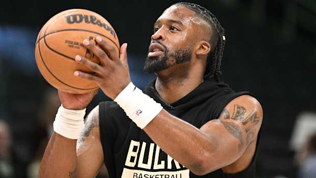 April 16, 2023; Milwaukee Bucks guard Wesley Matthews at Fiserv Forum